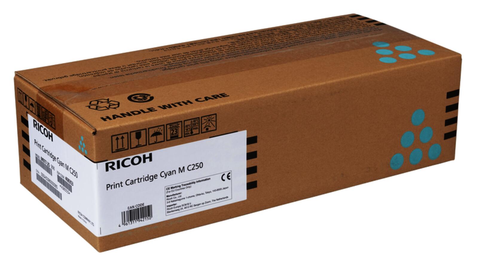 Ricoh Original Toner M C250 - cyan (408353) Ricoh Original Toner M C250 - cyan (408353)